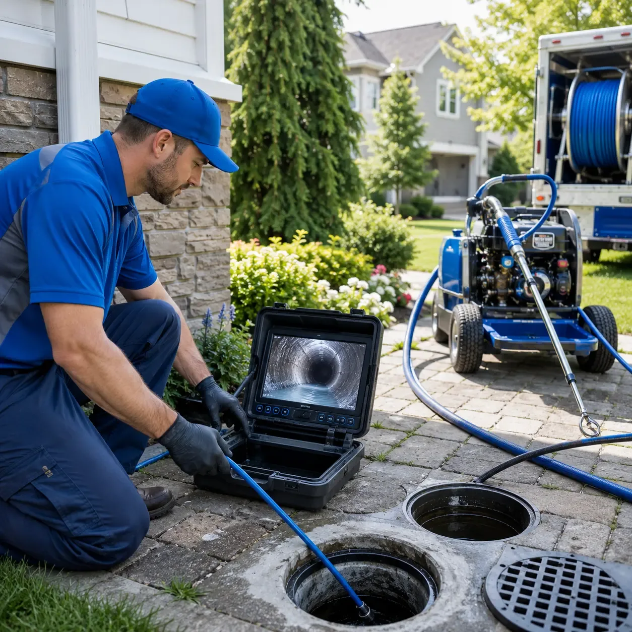 Outdoor drain cleaning professionals serving Georgetown, ME